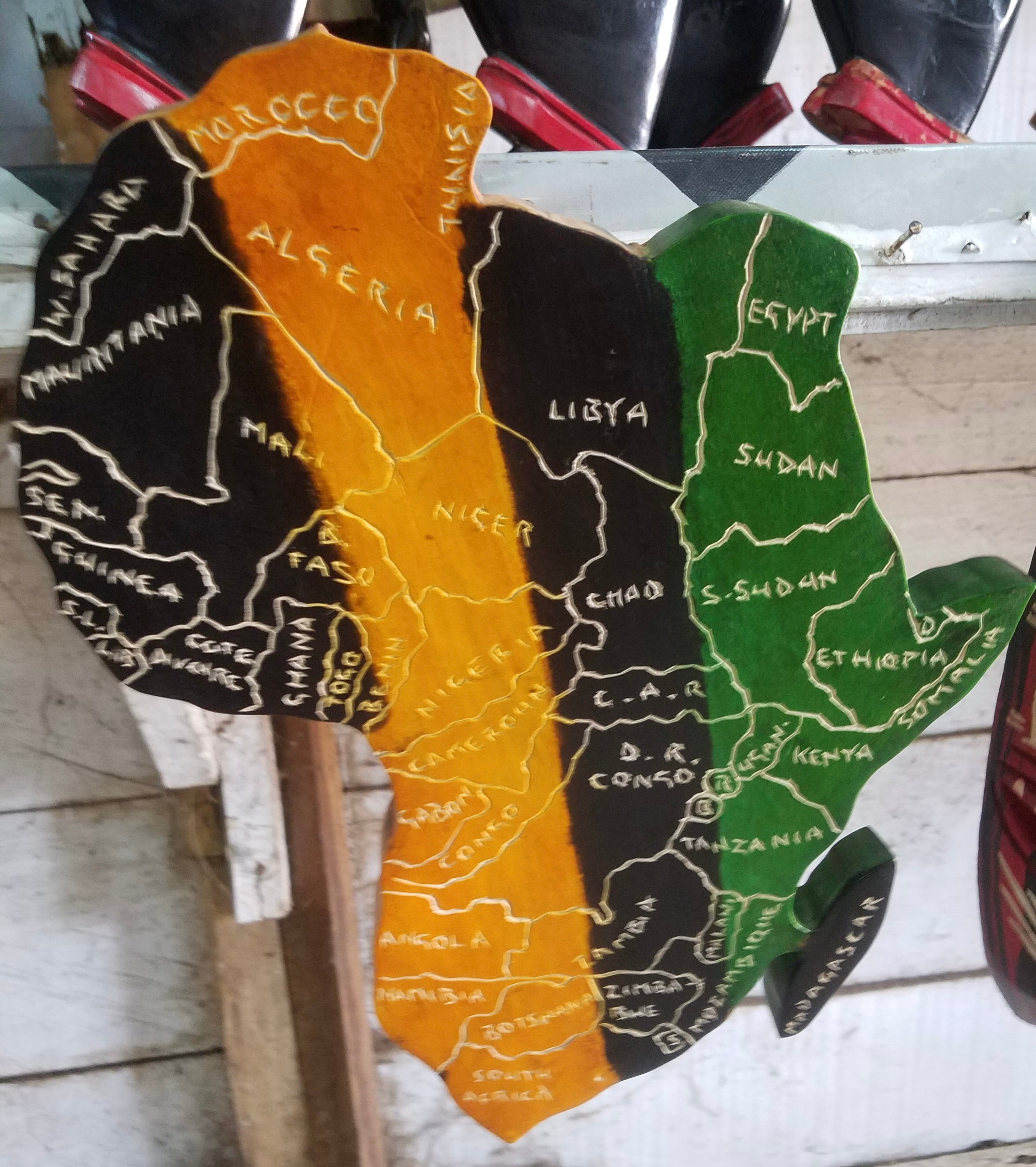 African Countries Wall Hanging