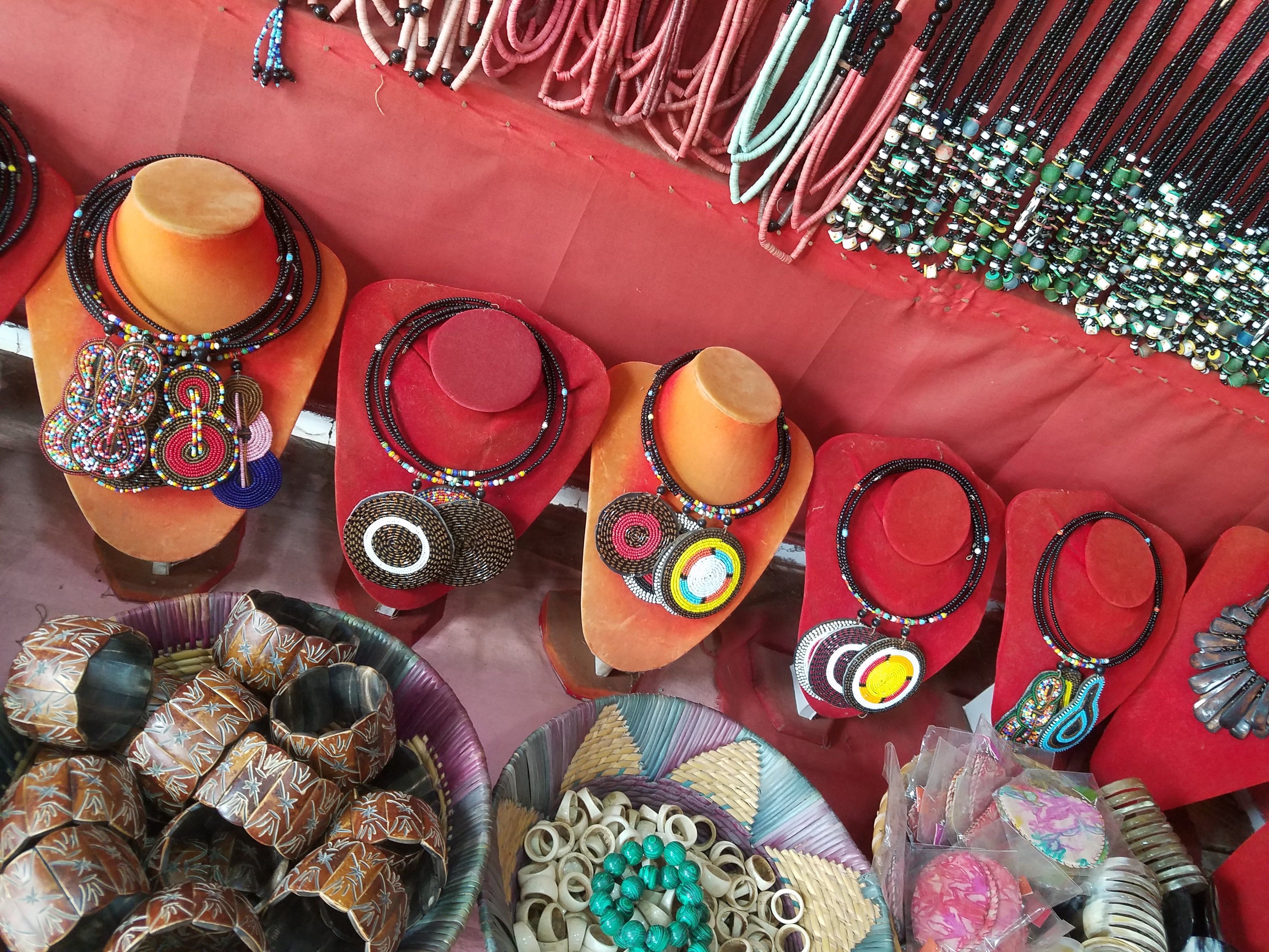 African Disc Necklaces
