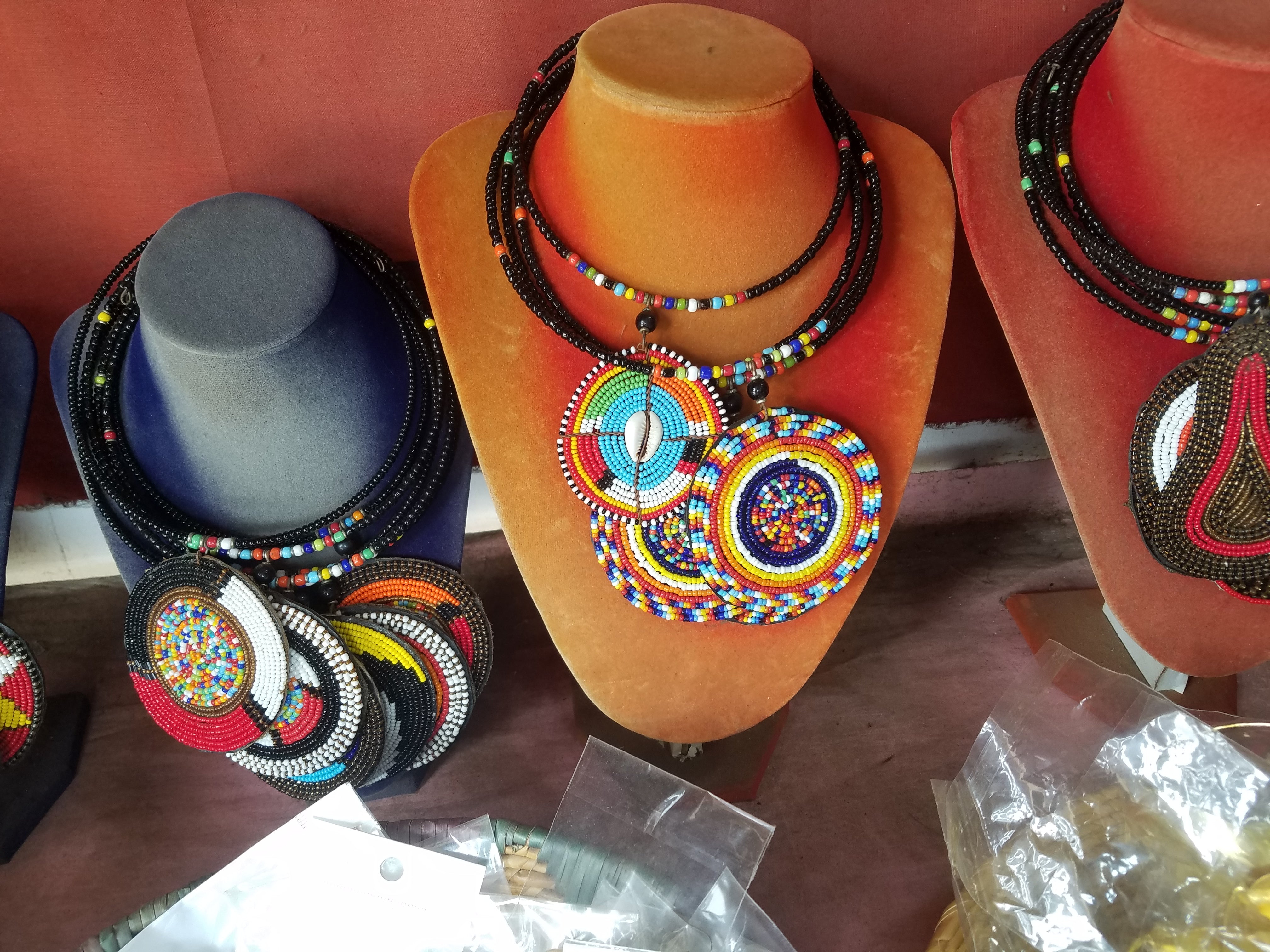 African Disc Necklaces